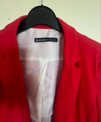 Veste blazer rouge stradivarius