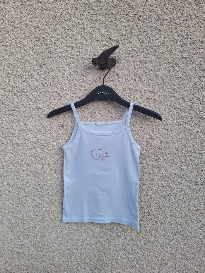 👚 Caraco / top à fines bretelles Petit Bateau 10 ans