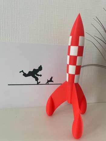 Fusée Tintin impression 3 D