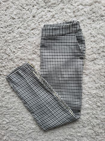 Pantalon noir et blanc motif pied de poule Lpb Taille 38/40