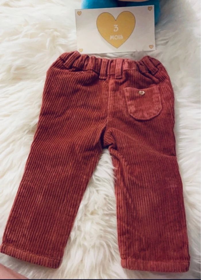 3 mois - Pantalon velours TAO - photo numéro 4