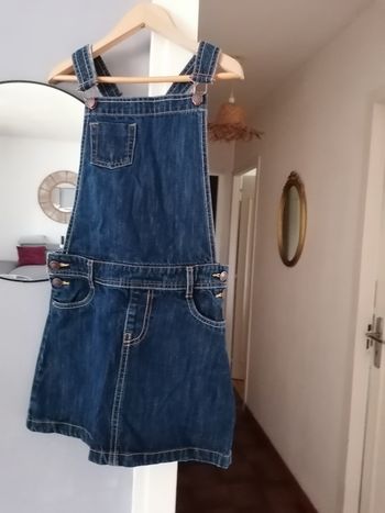 Jupe salopette 12ans okaidi jeans