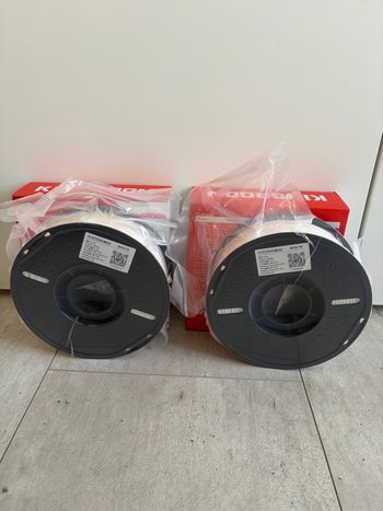 Lot 2 bobines ABS blanc kingroon 1kg