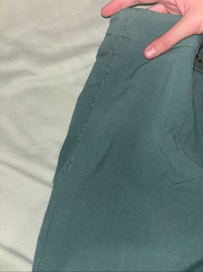 Pantalon habillé, bleu canard - photo numéro 3
