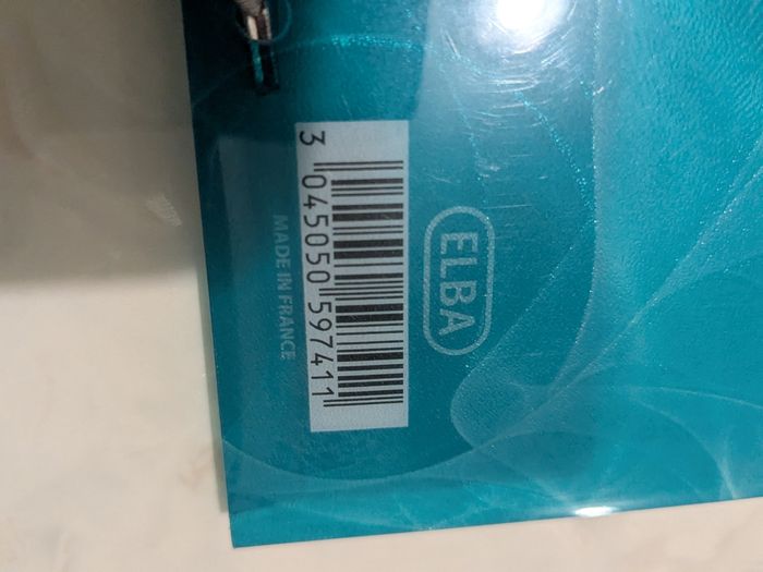 Petite pochette à rabat, porte documents bleu turquoise. - photo numéro 4