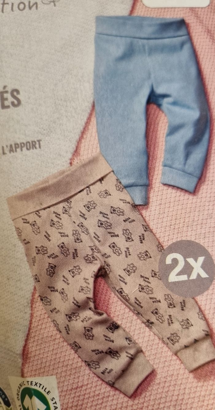 Lot 2 pantalons bébé neufs - photo numéro 3