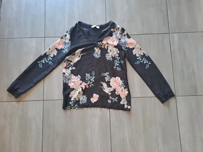 Blouse floral héron Promod - photo numéro 8