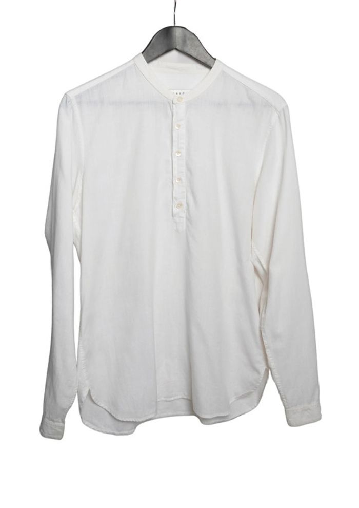 Chemise blanche manches longues col Mao Sandro Taille L