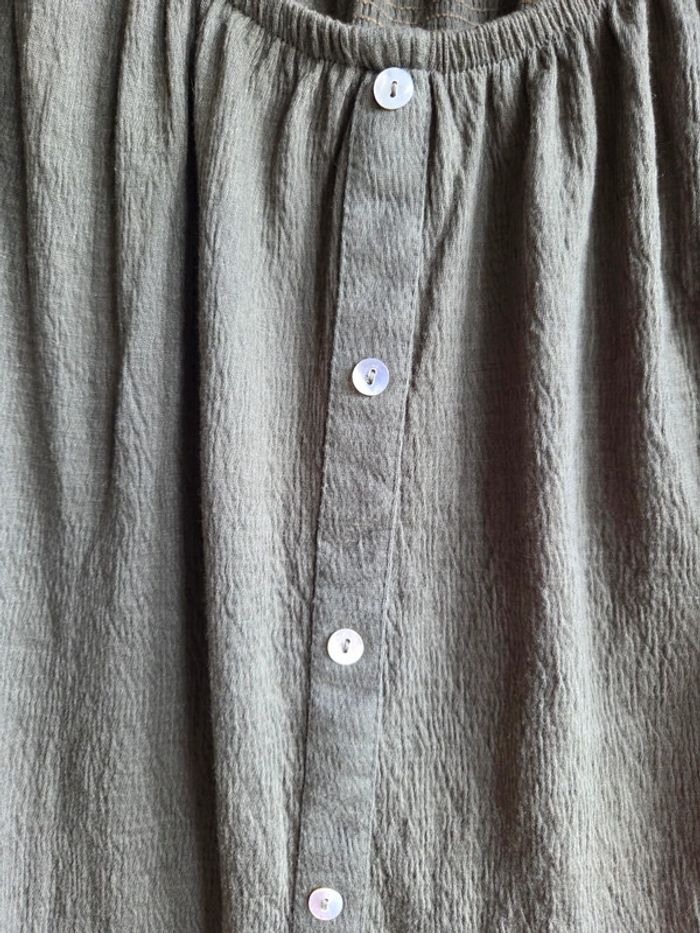 Blouse kaki boutonée primark - taille M - photo numéro 3