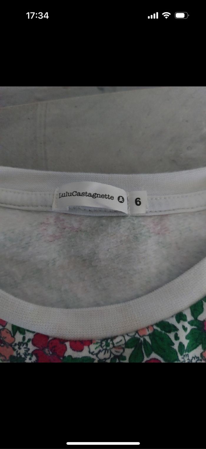 Pull Blouse Lulu Castagnette taille 6 ans - photo numéro 3