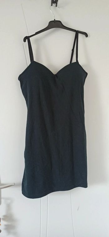 Robe coton noire taille 40