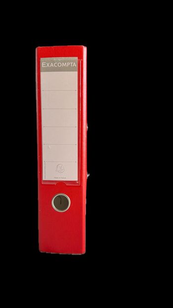 Classeur à levier Exacompta Rouge