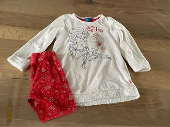 Pyjama reine des neiges 3/4 ans