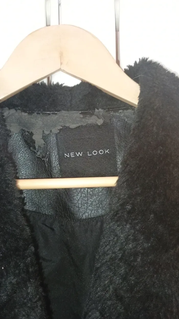 Veste bi matière cuir - photo numéro 2
