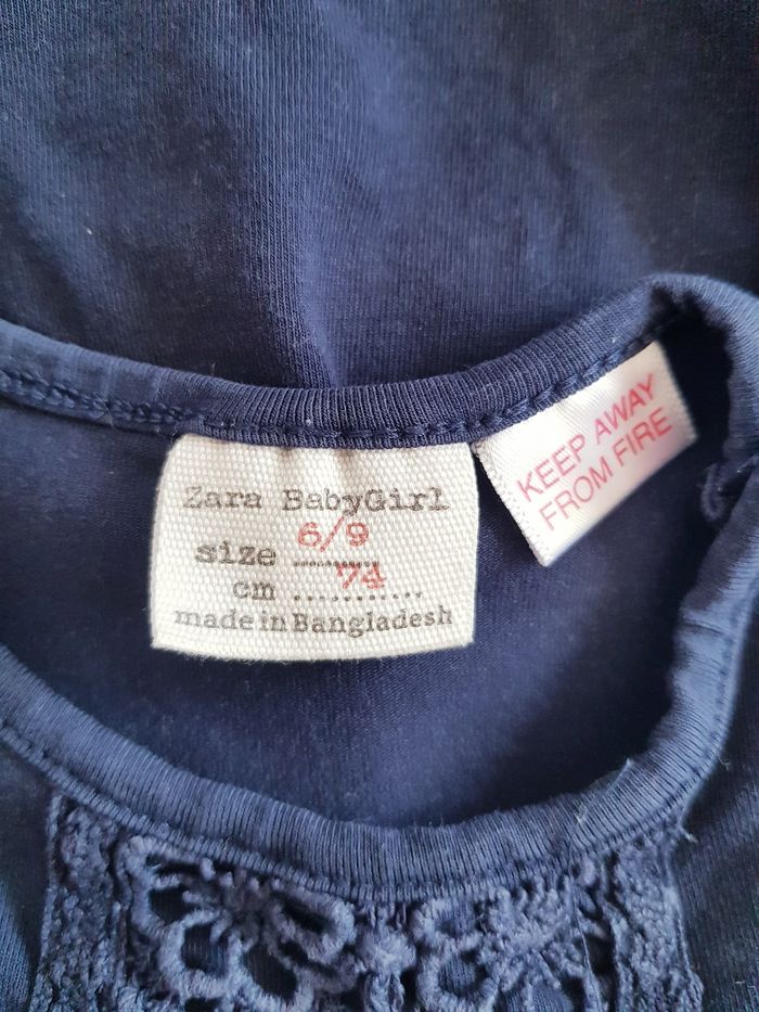 Zara - Tee-shirt manches longues (9 mois) - photo numéro 3