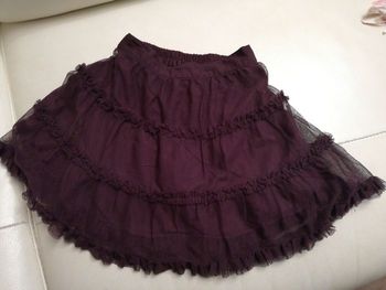 Jupe à volants mauve 23 mois