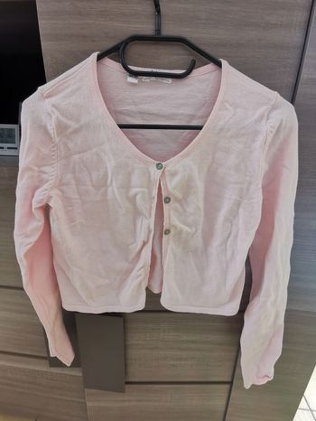 Gilet, cardigan rose 12-13 ans