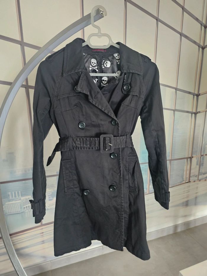Trench noir taille 38 - photo numéro 4