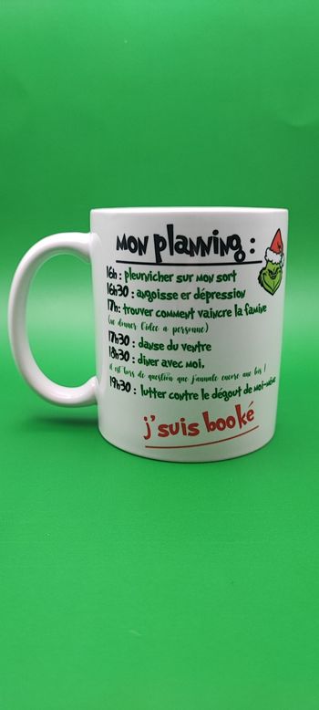 Mug blanc the grinch