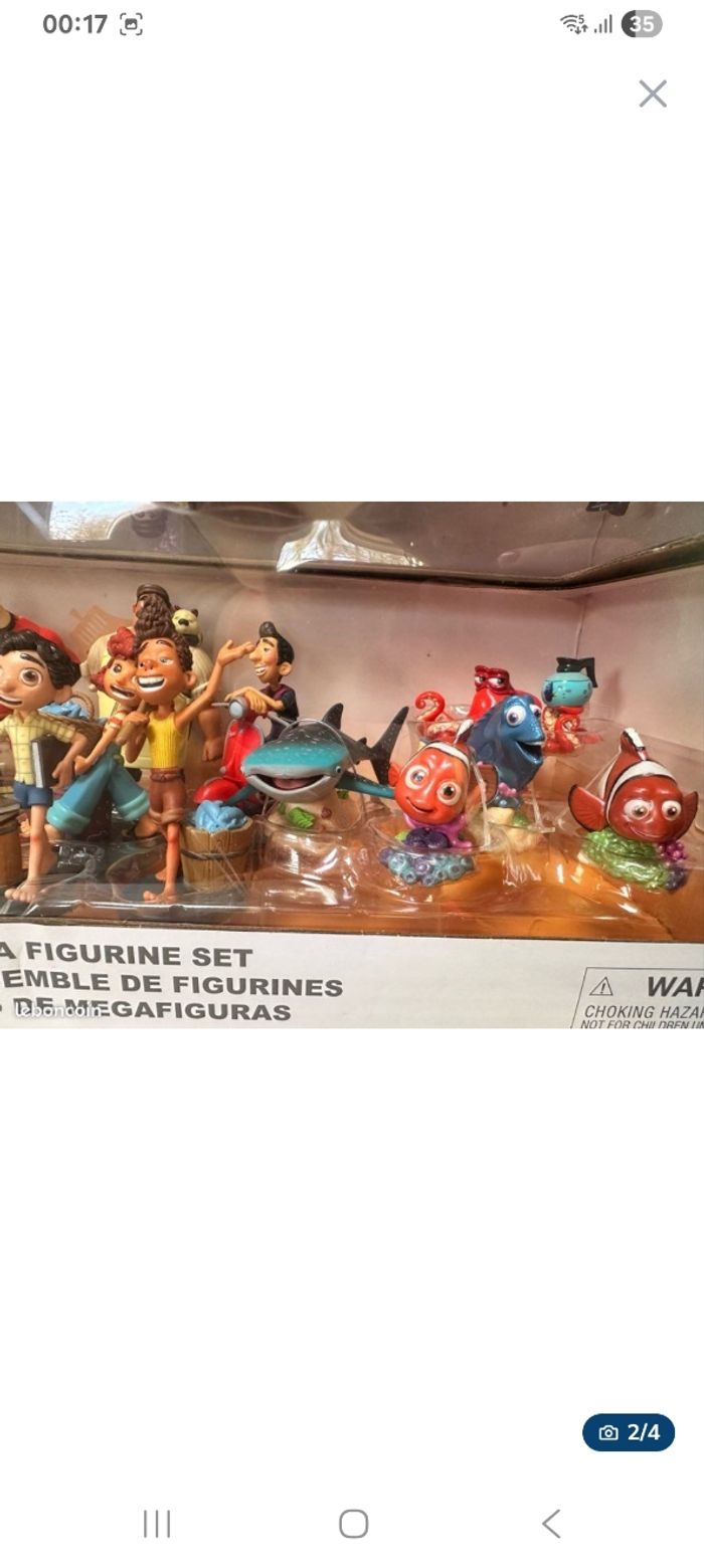Playset malette de 20 personnages pixar disneyneuf - photo numéro 9