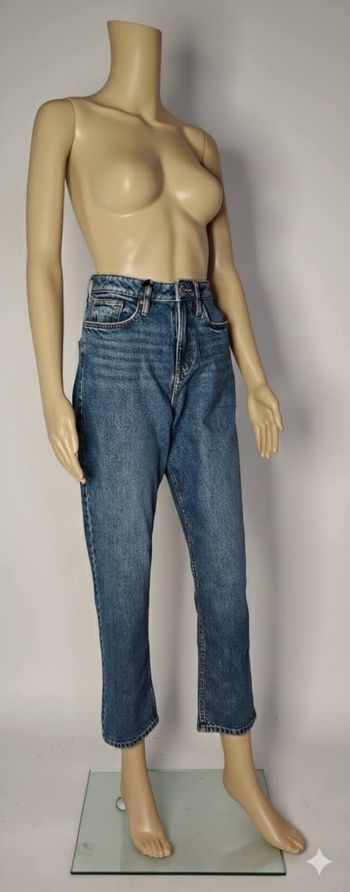 Jean Slim Miss Selfridge Taille Haute – Bleu Délavé – Neuf avec Étiquette – W25 L32 (Taille 34)