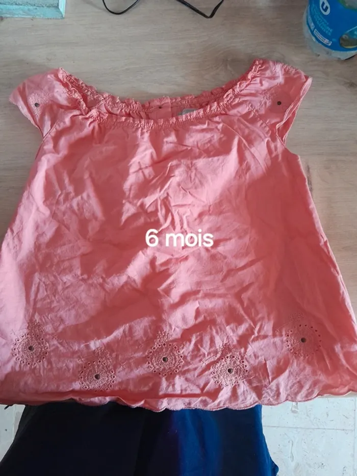 Robe rose 6mois