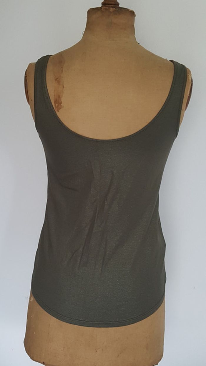 débardeur kaki pailleté 38 - photo numéro 4