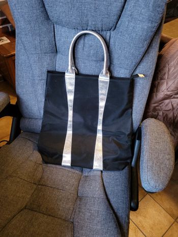 Sac lancome noir et argent neuf