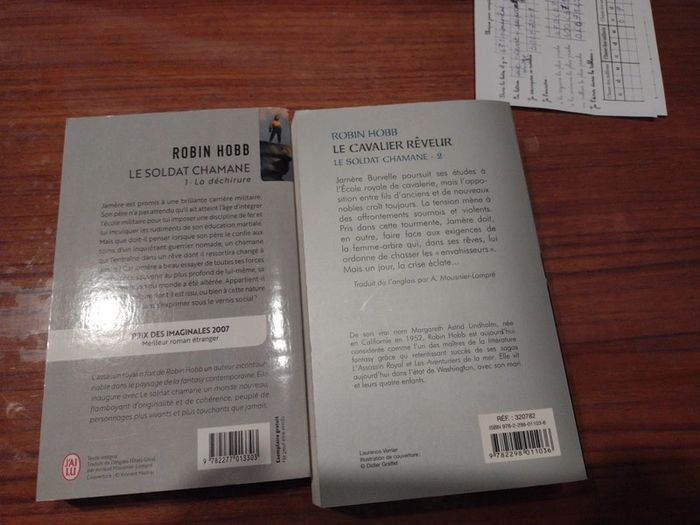 Lot Robin hobb. Le soldat chamane 1 et 2 - photo numéro 3