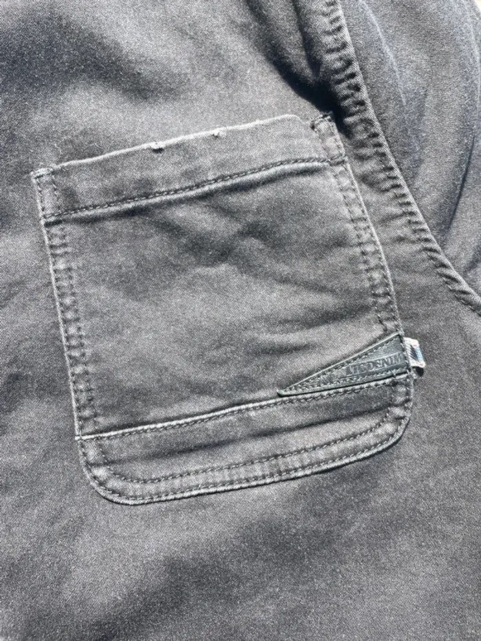 Veste en jean noir délavé Le Temps des Cerises – Style d’origine - photo numéro 4