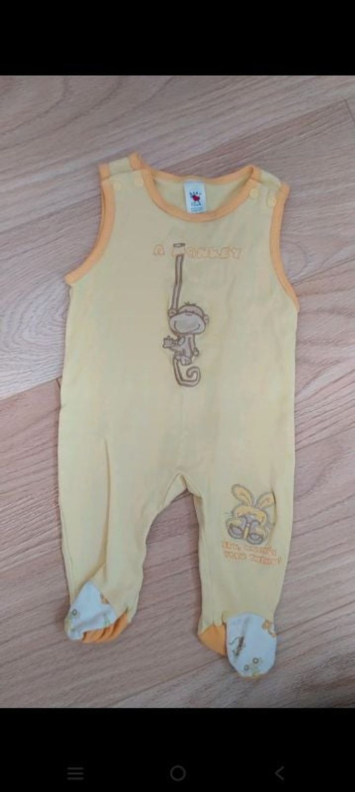 Pyjama jaune 3 mois c&a