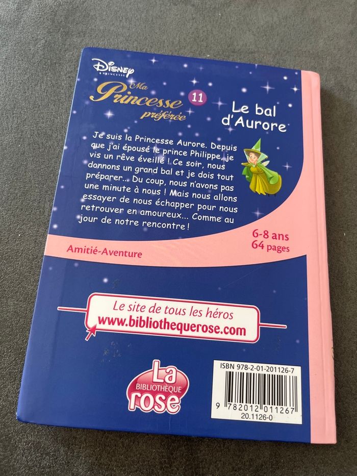 Livre bibliothèque rose ma princesse préférée le bal d’aurore - photo numéro 3