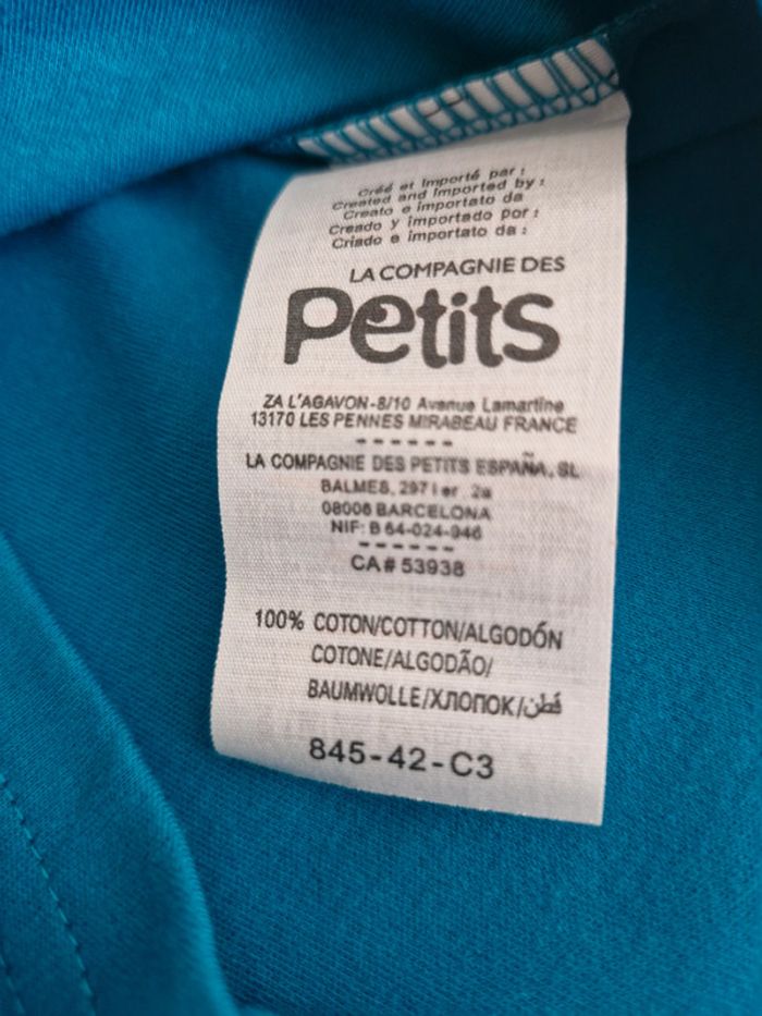 T-shirt manches longues enfant 2 ans La compagnie des petits Coton - photo numéro 5
