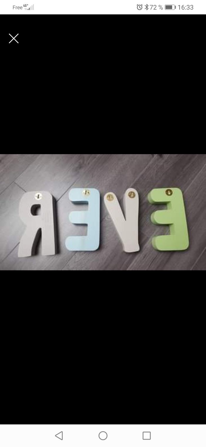 Mot REVE pour chambre enfant.. Tbe - photo numéro 3