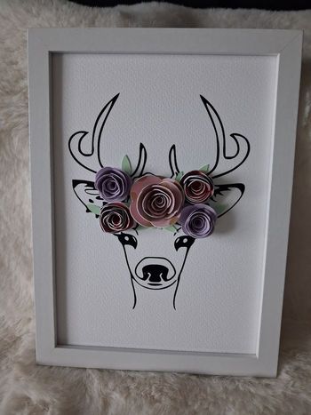 Cadre déco chambre biche 