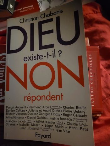 Dieu existe-t-il? de Christian Chabanis