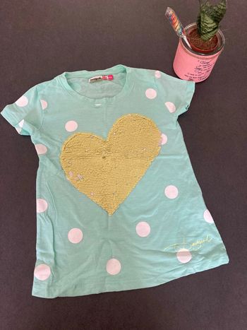 Desigual tee shirt polo vêtement enfant fille taille 9 10 ans