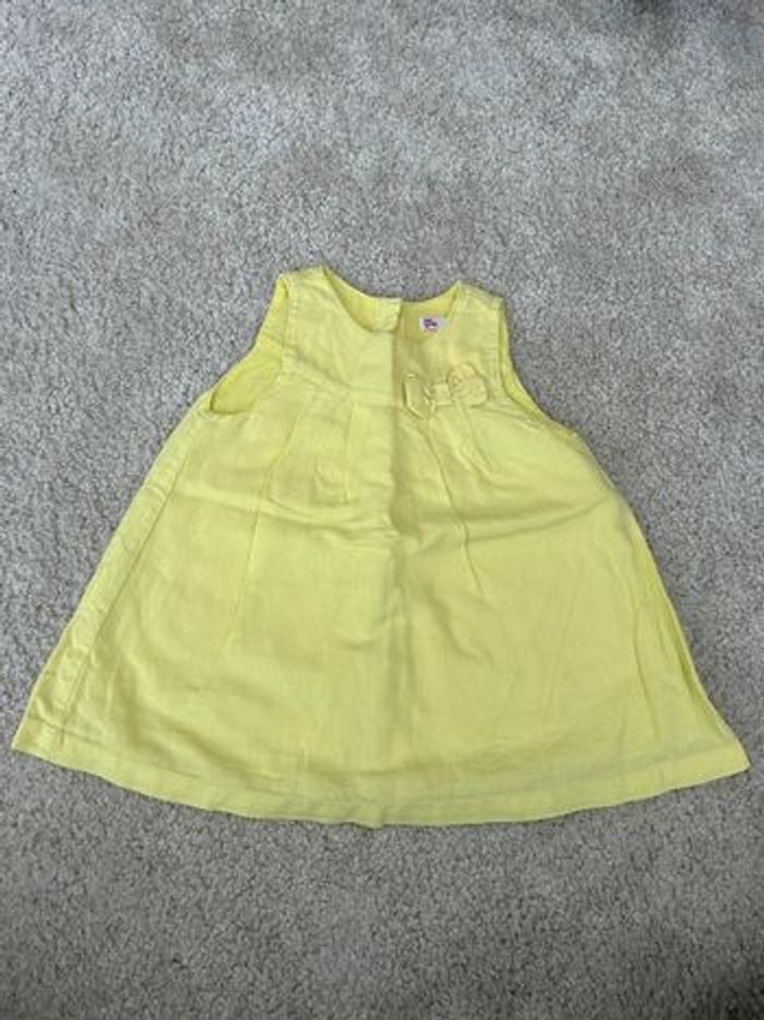Robe d’été sans manche jaune - 9 mois - dpam