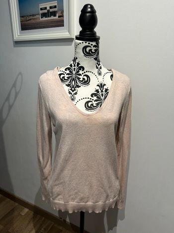 Pull col V rose