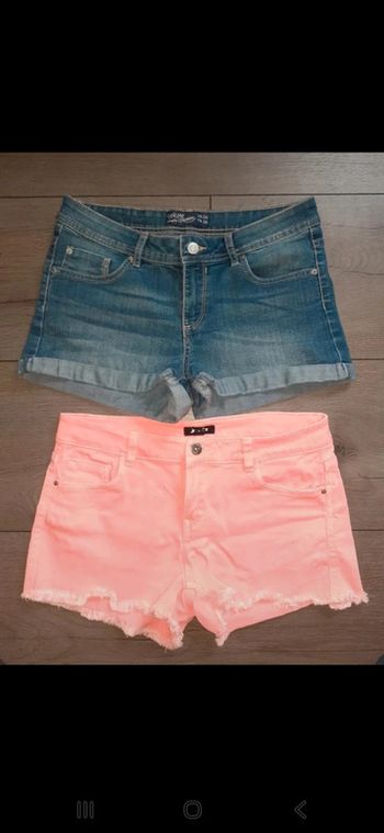 Lot de 2mini shorts été