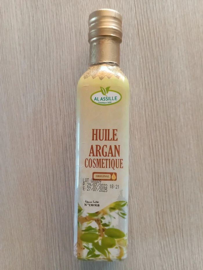 Huile d'argan cosmétique