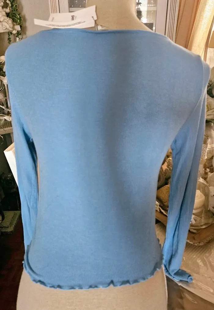 Haut bleu ciel Pimkie Taille L Neuf - photo numéro 3