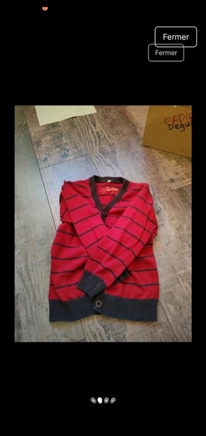 Gilet avec boutons - photo numéro 2
