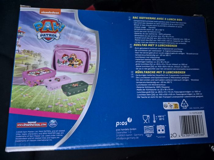 Boîte Hermétique Pat Patrouille - photo numéro 3