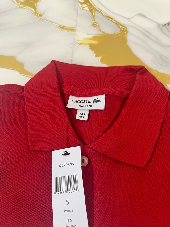 Polo Lacoste modèle Classic fit - photo numéro 3