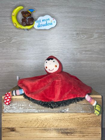 EBU06 doudou loup 🐺 chaperon rouge Ebulobo