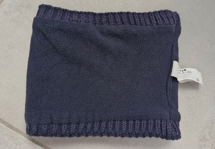 Snood / tour de cou en maille bleu marine Tape à L'œil - photo numéro 3
