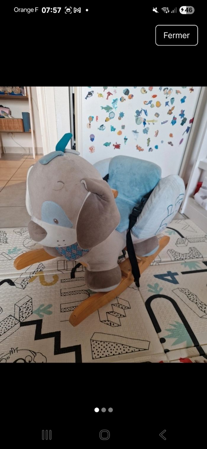 Chien a bascule nattou