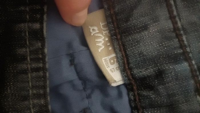 Salopette en jeans 6 mois - photo numéro 3