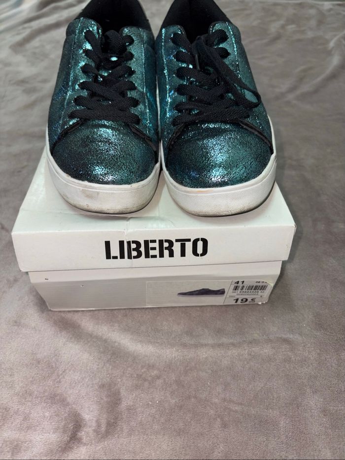 Baskets à paillettes femme taille 41 en bon état. - photo numéro 5